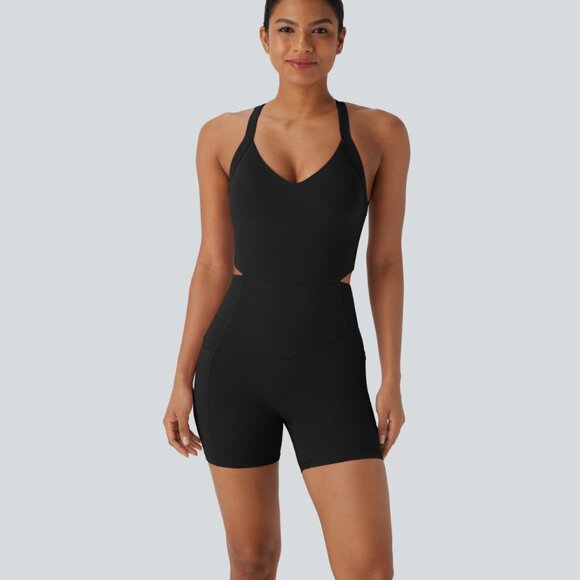 Halara Ultrasculpt NWT Tummy Control Training Romper O3 - Picture 1 of 9